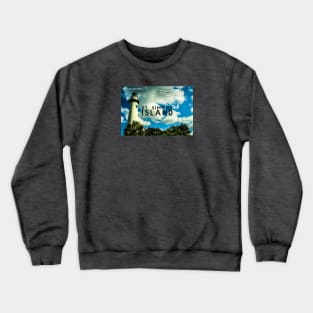 St. Simons Island Postcard (color) Crewneck Sweatshirt